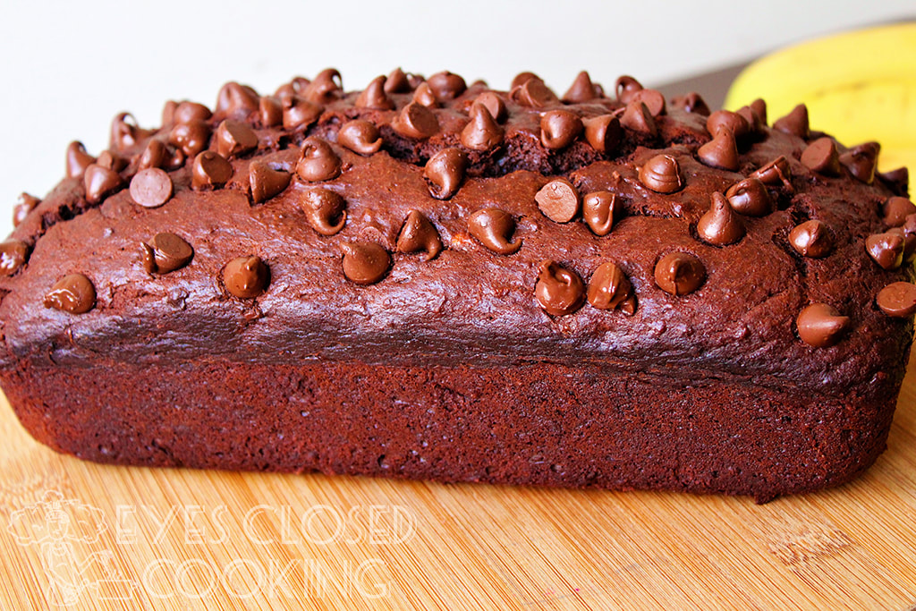 Double Chocolate Banana Bread Recipe - Eyes Closed Cooking