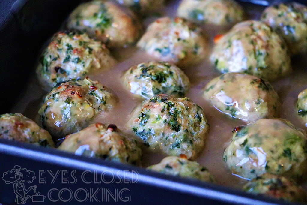 Turkey Meatballs With Gravy Recipe Eyes Closed Cooking