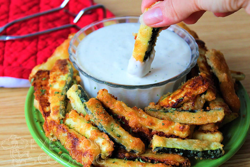 Baked Parmesan Zucchini Fries Recipe - Eyes Closed Cooking