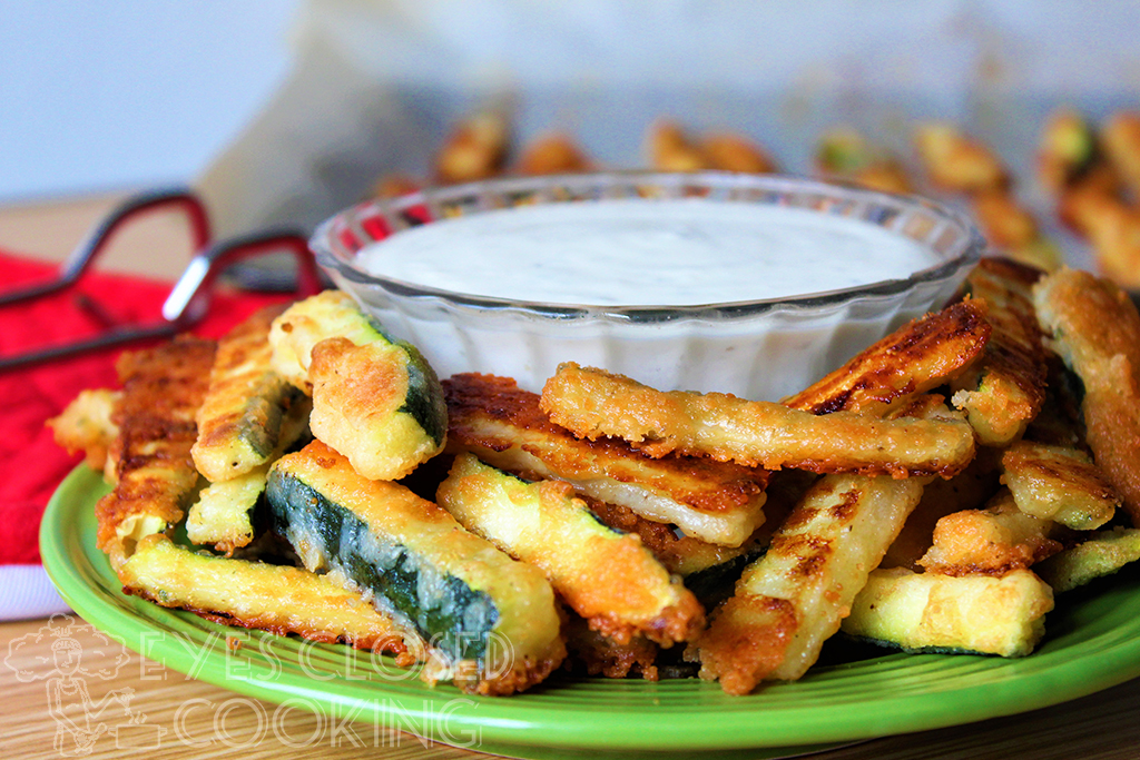 Baked Parmesan Zucchini Fries Recipe - Eyes Closed Cooking